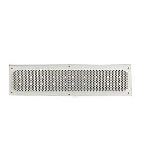 Canplas 641608 Soffit Vent, 15.88 in L, 7.95 in W, 45-1/2 sq-in Net Free Ventilating Area, Plastic, White