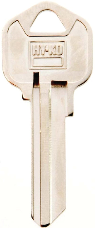 Hy-Ko 11010KW11 Key Blank, Brass, Nickel, For: Kwikset Cabinet, House Locks and Padlocks