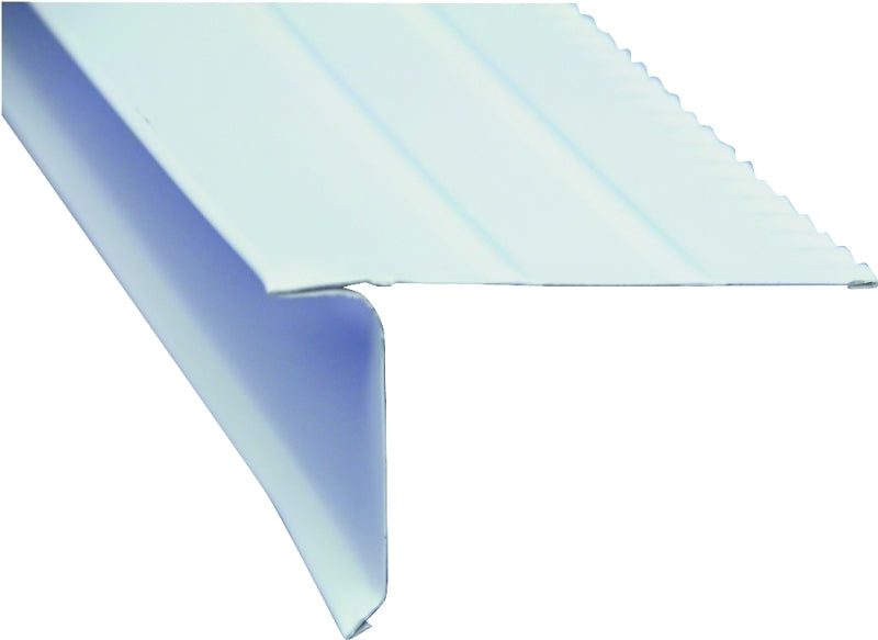 Amerimax 5504500120 Roof Edge, 10 ft L, Aluminum, White