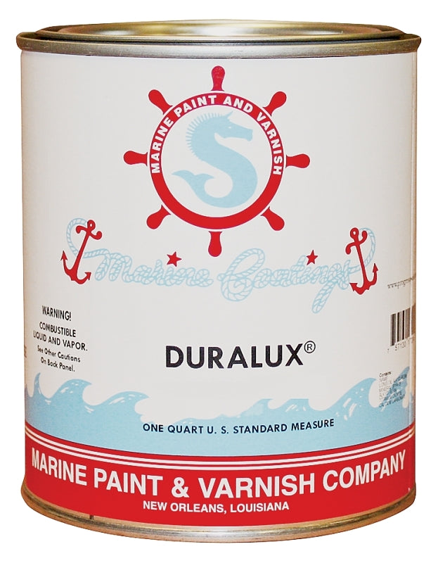 Duralux M720-4 Marine Enamel, Gloss, White, 1 qt Can