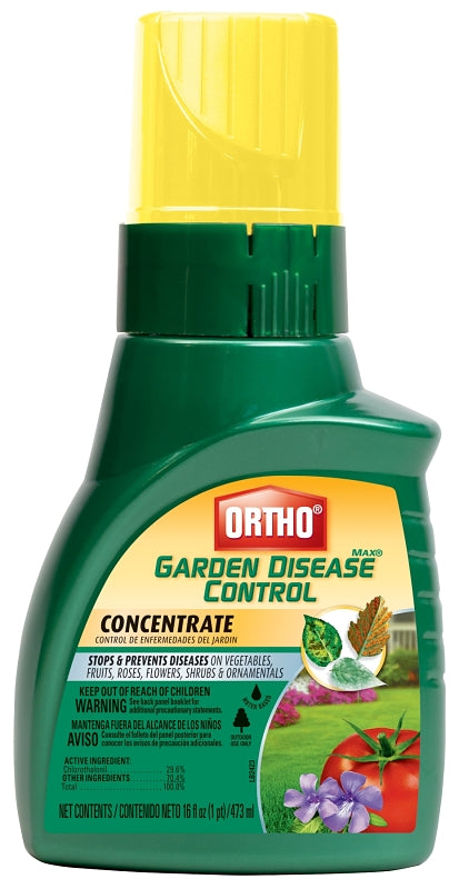 Ortho Max 0339010 Concentrated Garden Disease Control, Liquid, White, 16 oz Bottle