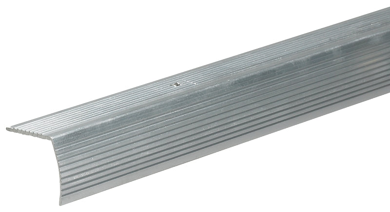 Frost King H4128FS6 Stair Edging, 72 in L, 1-1/8 in W, Aluminum, Satin