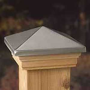 Maine Ornamental 72332 Post Cap, 4 in L, 4 in W, Cedar