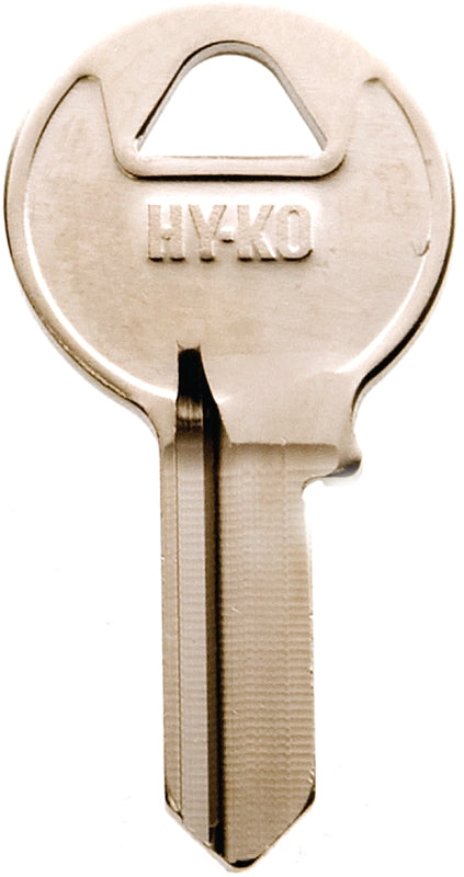 Hy-Ko 11010M15 Key Blank, Brass, Nickel, For: Master Vehicle Locks