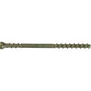 Camo 0345148-CA Deck Screw, #7 Thread, 2-3/8 in L, Trim Head, Star Drive, Carbon Steel, ProTech-Coated