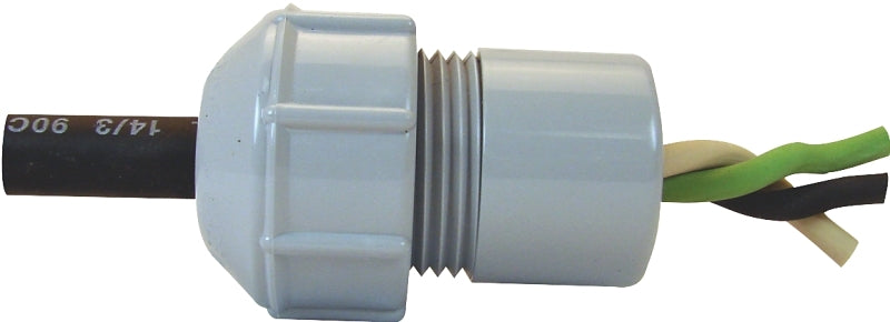 IPEX 020079 Strain Relief Pipe Connector, 3/4 in, Solvent Weld, PVC