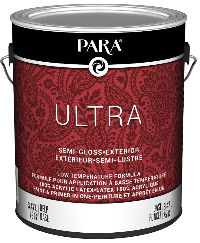 PARA Ultra 7500 PR0047502-16 Exterior Paint, Semi-Gloss, Deep Base