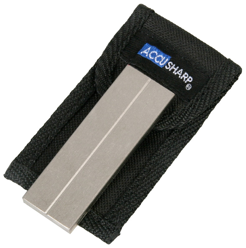 Accusharp 027 Pocket Sharpening Stone, 320/800 Grit, Coarse, Fine