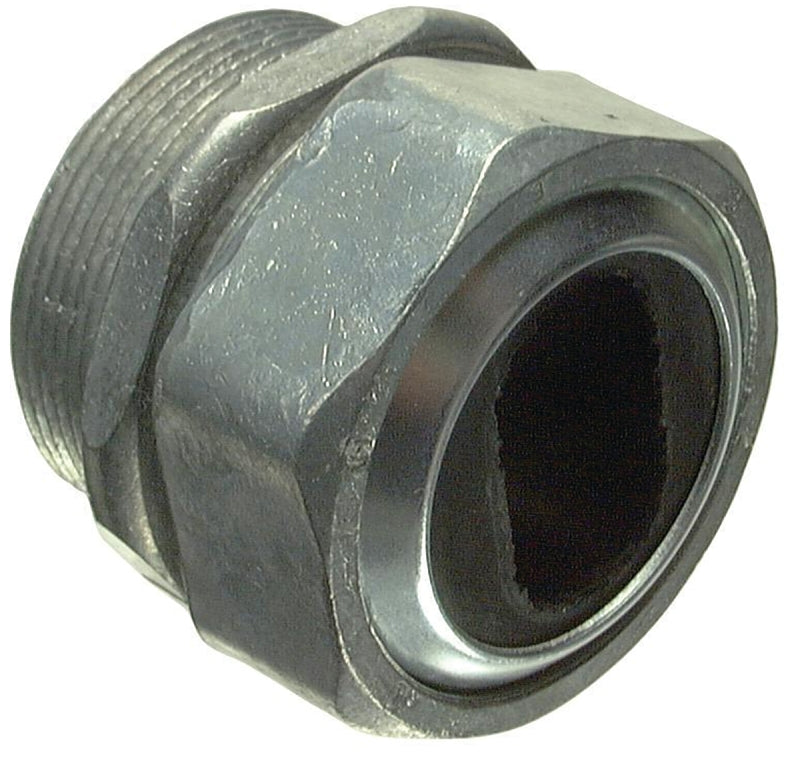 Halex 08212B Watertight Connector, 1-1/4 in Hub, Compression, Zinc