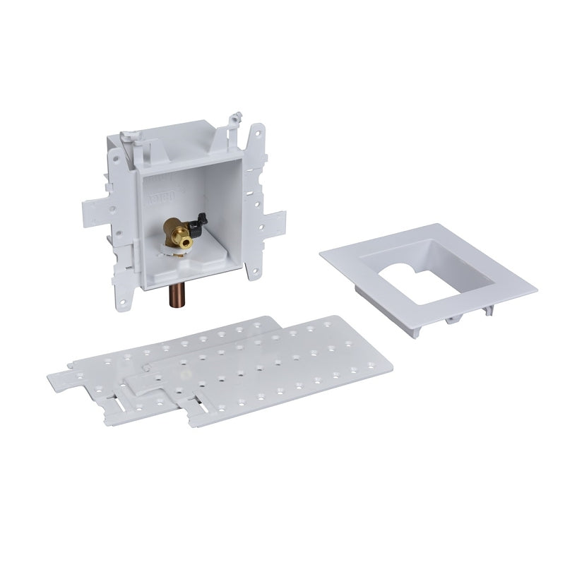 Oatey 37611 Washing Machine Connection Box, 1/4 in Connection, PVC