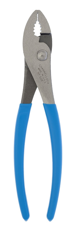 CHANNELLOCK 528 Slip Joint Plier, 8 in OAL, Blue Handle, Comfort-Grip Handle, 0.99 in L Jaw