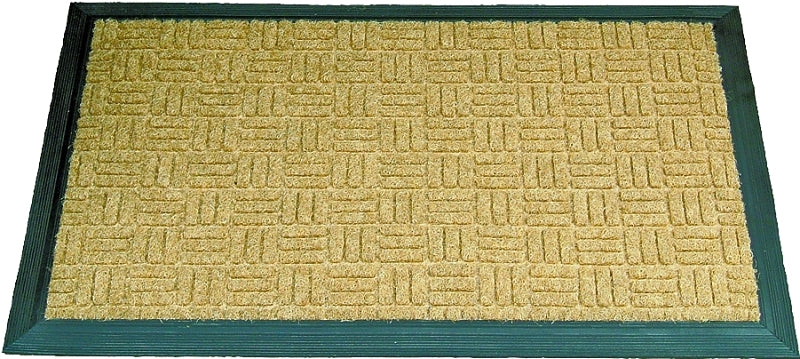 Simple Spaces 06ABSHE-09-3L18 Door Mat, 30 in L, 18 in W, Non-Woven Surface