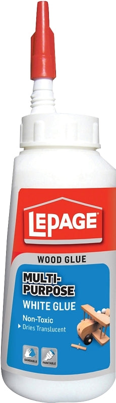 LePage 442183 Multi-Purpose Glue, White, 400 mL Bottle