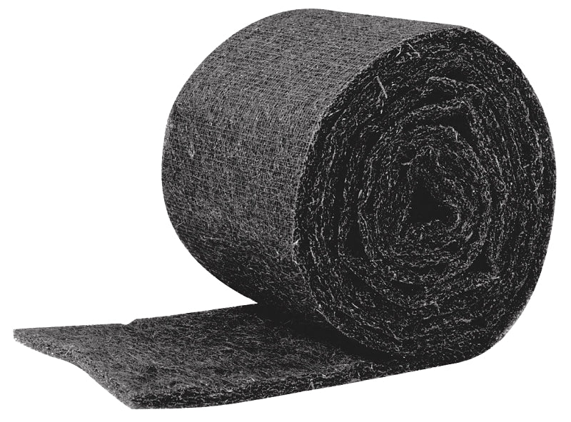 Canplas 60RVA20MET Ridge Roll, 20 ft L, 11-1/2 in W, Fiber, Black