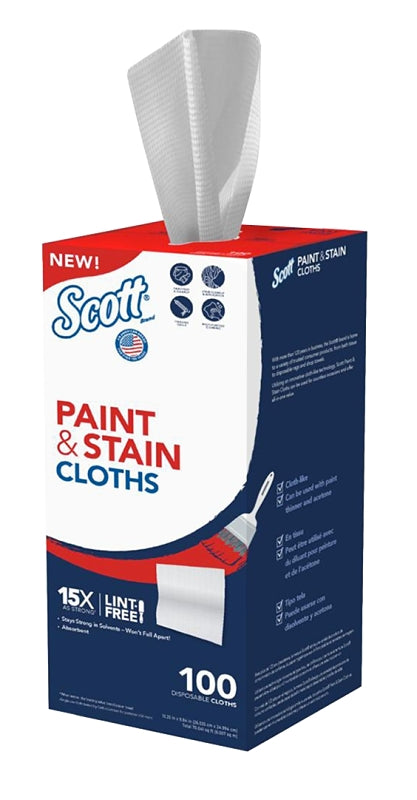 Scott 53942 Paint Cleaning Cloth, White