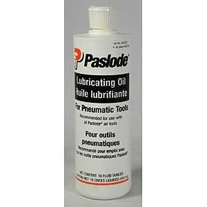 Paslode 403720 Air Line Lubricant, Liquid, Amber, 16 oz