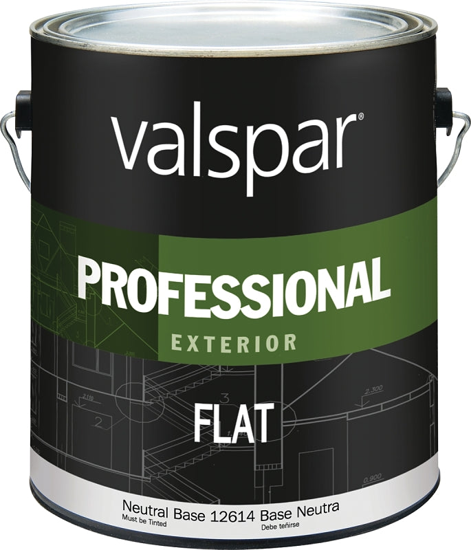 Valspar 12600 Series 12614C Latex Paint, Flat, 1 gal