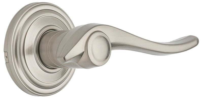 Weiser Avalon Series 9GLA120-050 Half Dummy Lock, Traditional Design, Satin Nickel, Residential