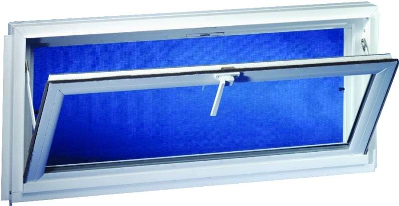 Duo-Corp Competitor Series 3218COMP Hopper Basement Window, Glass Glass/Screen, Vinyl Frame