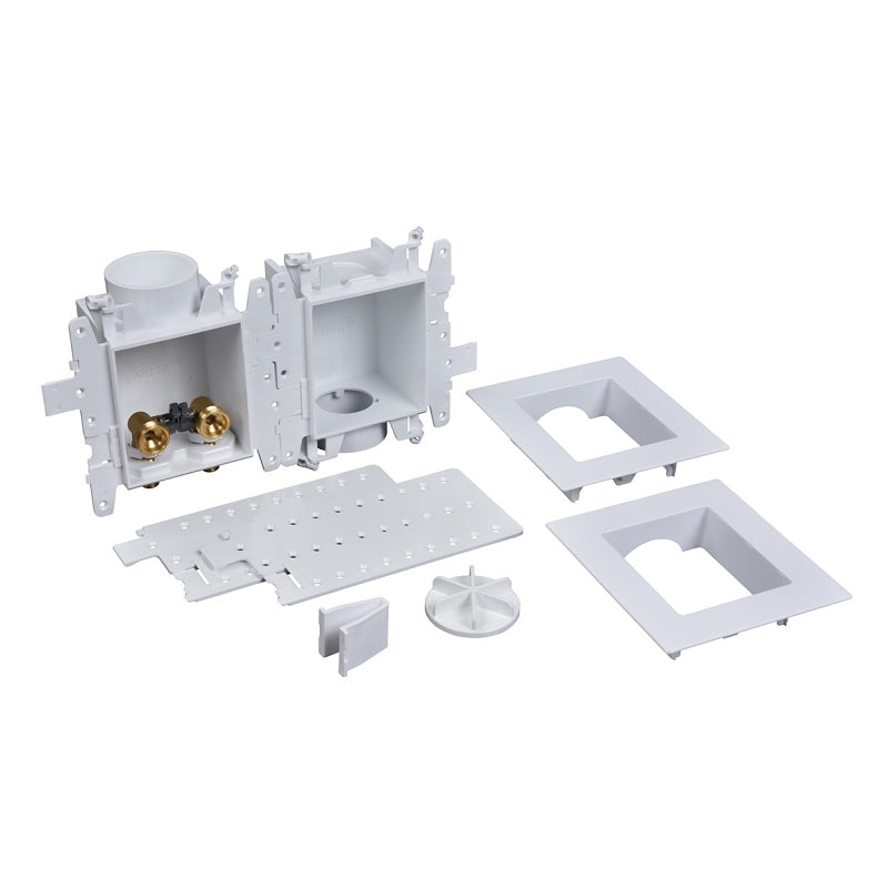 Oatey 37603 Washing Machine Connection Box, 1/2 in Connection, PVC