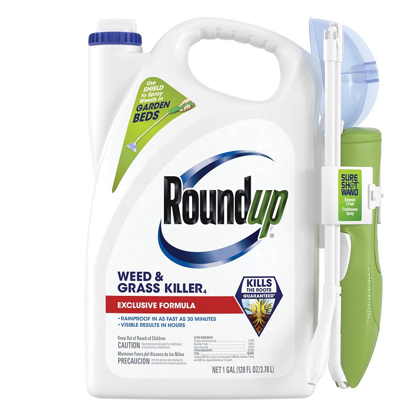 Roundup 5375204 Weed and Grass Killer, Liquid, 1 gal