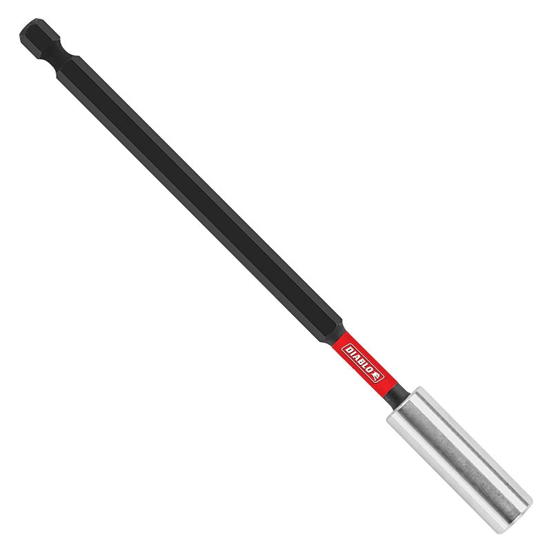 Diablo DBH600B Drive Bit Holder, 1/4 in Shank, Hex Shank