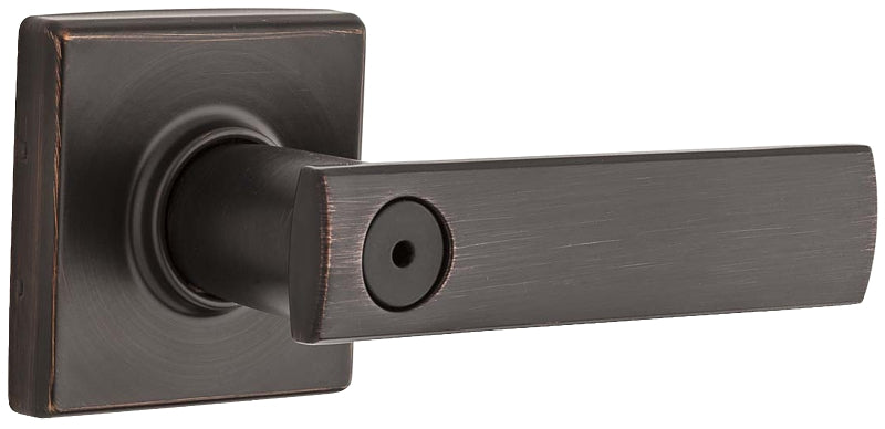 Weiser Vedani Series 9GCL3310-090 Privacy Lever, Levers Lock, Venetian Bronze, Residential, Universal Hand, 2 Grade