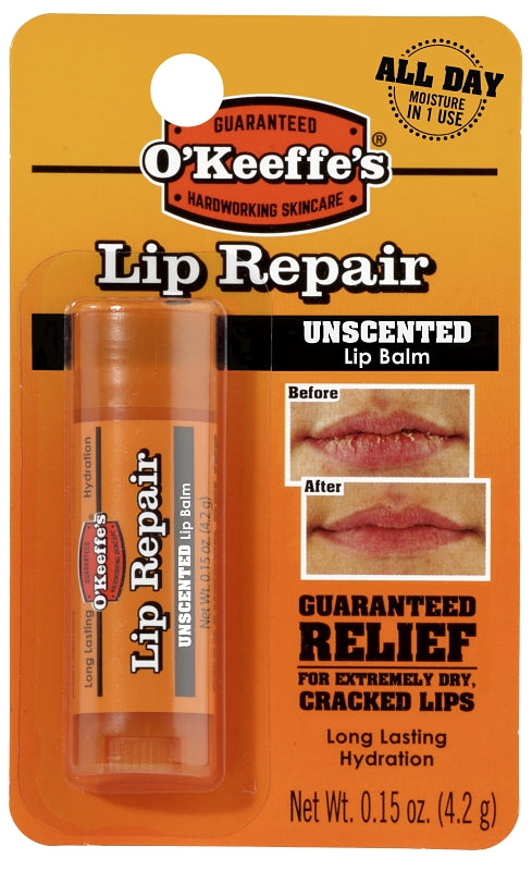 O'Keeffe's Lip Repair Series K0700108 Lip Balm, 0.15 oz