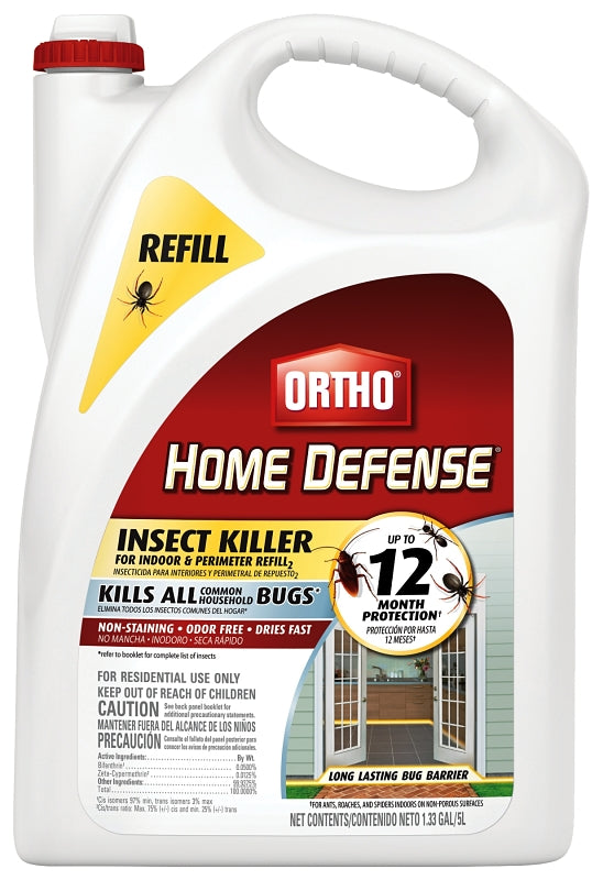 Ortho Home Defense 0221910 Insect Killer, Liquid, Indoor, 1.33 gal Bottle