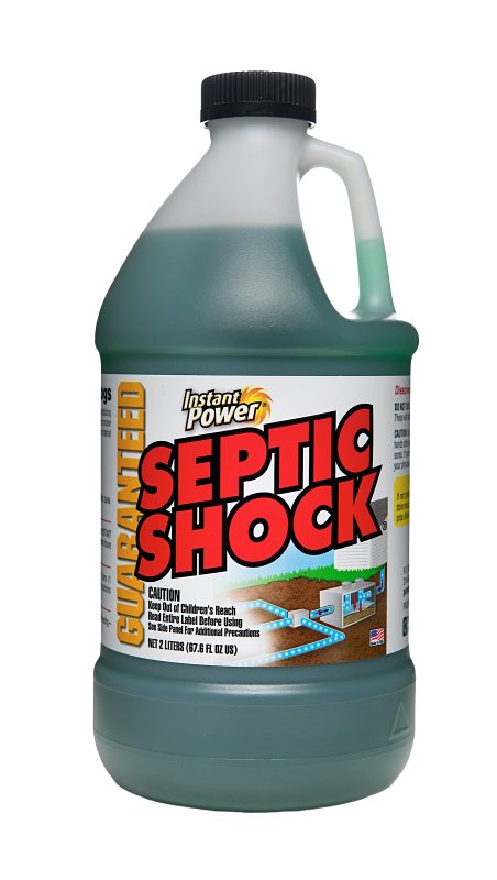 Instant Power 1868 Septic Shock, 2 L, Liquid, Blue/Clear Green