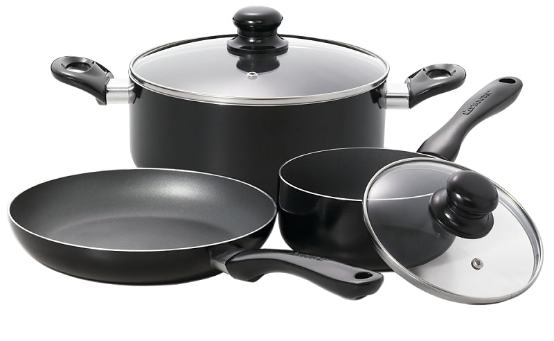 033059002 5PC SET COOKSET BLAC