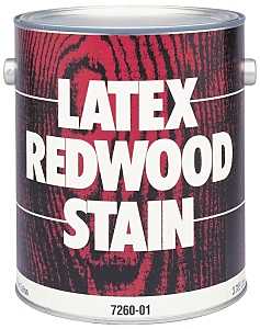 Valspar 057.7260-01.007 Latex Stain, Redwood, 1 gal