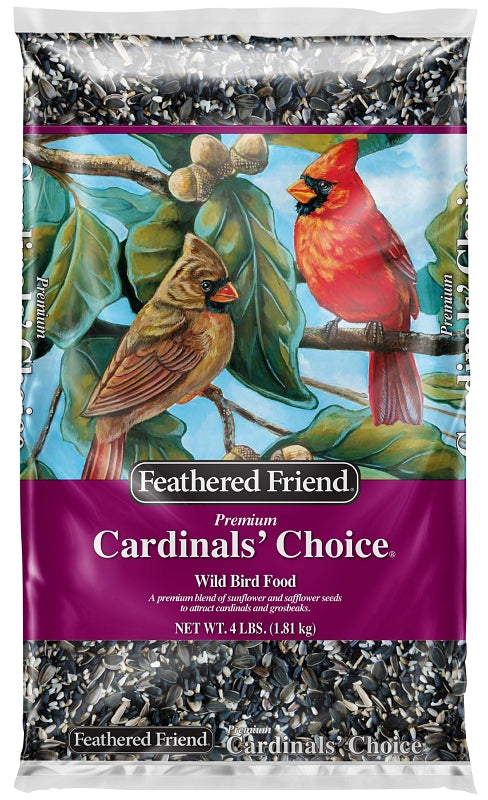 Feathered Friend 14394 Premium Wild Bird Food, Seed, 4 lb, Bag