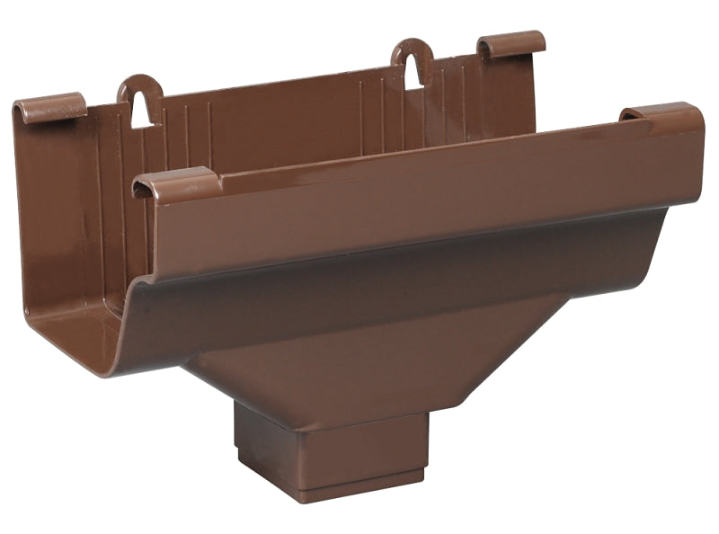 Euramax M1506 Gutter Drop Outlet, Vinyl, Brown