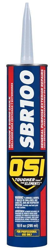 OSI SBR-100 Series 1797594 Sealant, White, -20 to 200 deg F, 10 oz Cartridge