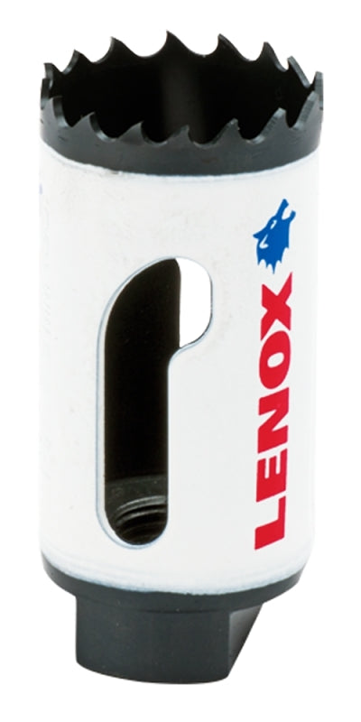 Lenox Speed Slot 1771959 Hole Saw, 1-1/8 in Dia, 1-5/8 in D Cutting, 4/6 TPI, HSS Cutting Edge