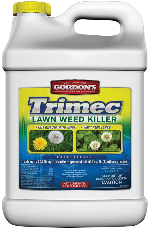 Gordon's Trimec 792900 Weed Killer, Liquid, Spray Application, 2.5 gal