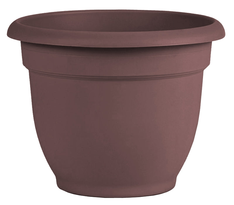 Bloem Ariana Series AP0657 Planter, 6-1/2 in W, 6-1/2 in D, Round, Plastic, Merlot