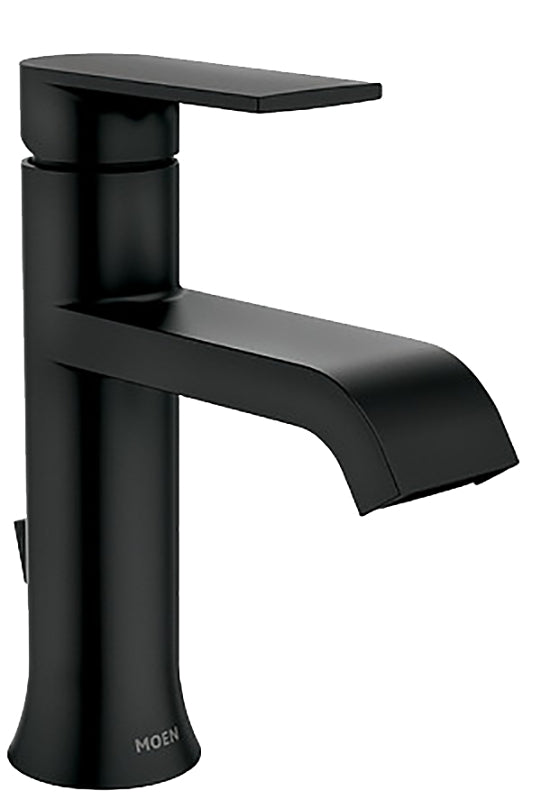 Moen Genta Series 84760BL Bathroom Faucet, 1.2 gpm, 1-Faucet Handle, Metal, Matte Black, 4 in Faucet Centers