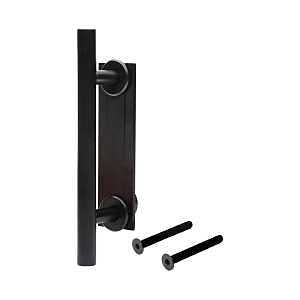 Renin Alperton Series BD414-MB Barn Door Handle, 300 mm H Handle, Steel, Matte Black