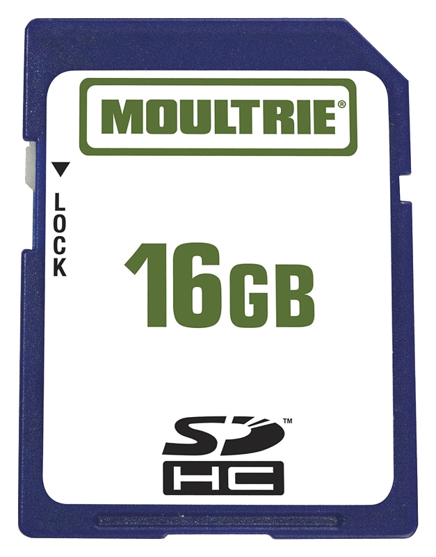 Moultrie MFHP12542 SD Memory Card, For: All SDHC Compatible Devices, All 2007 and Newer Moultrie Game Cameras