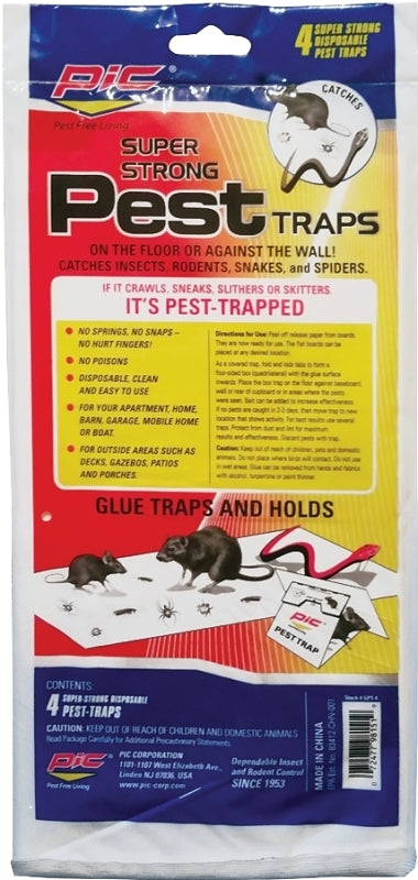 Pic GPT-4 Pest Trap Glue, 5-1/4 in W, 10-1/4 in H