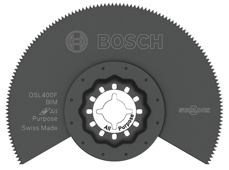 Bosch Starlock OSL400F Oscillating Saw Blade, 4 in, Bi-Metal