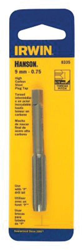 Irwin 8338 Thread Tap, 10 mm- 1 Thread, Plug Tap Thread, 4-Flute, HCS