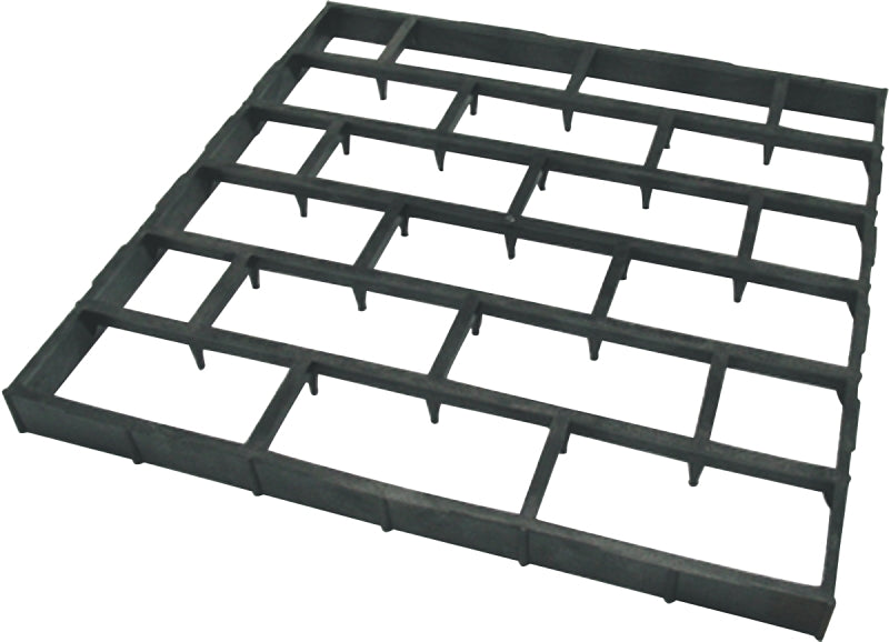 Quikrete Walk Maker Series 692133 Building Form, 2 ft L Block, 2 ft W Block, Plastic, 80 lb, Running Bond Brick Pattern