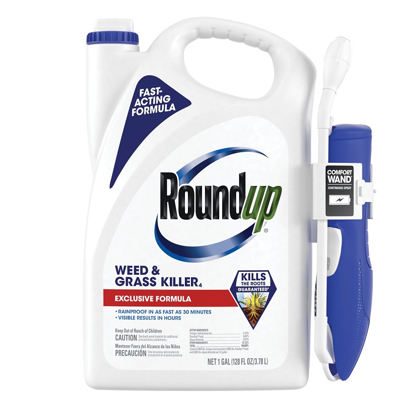 Roundup 5375404 Weed and Grass Killer, Liquid, 1 gal Bottle