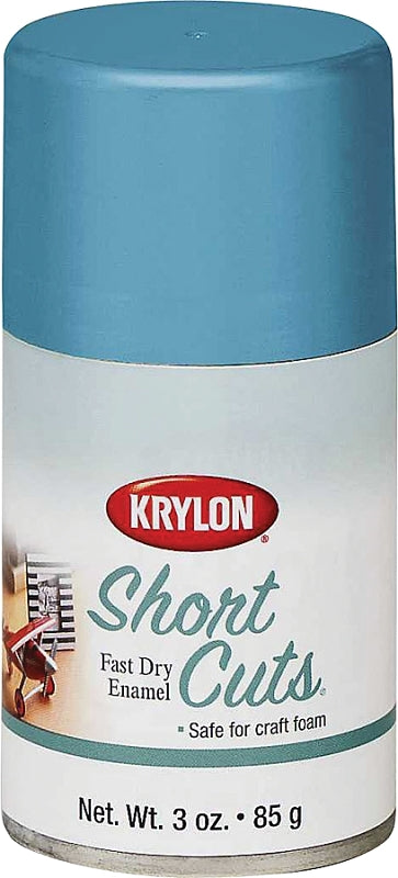 Krylon KSCS070 Craft Spray Paint, High-Gloss, Bonnet Blue, 3 oz, Can