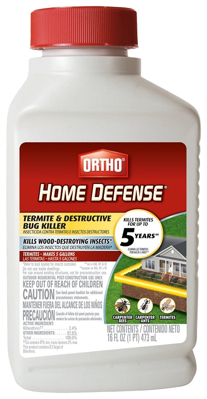 Ortho Home Defense 0200010 Bug Killer, Liquid, Spray Application, 16 oz Bottle