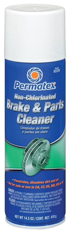 Permatex 82220 Brake and Parts Cleaner, 14.5 oz Aerosol Can, Liquid, Solvent