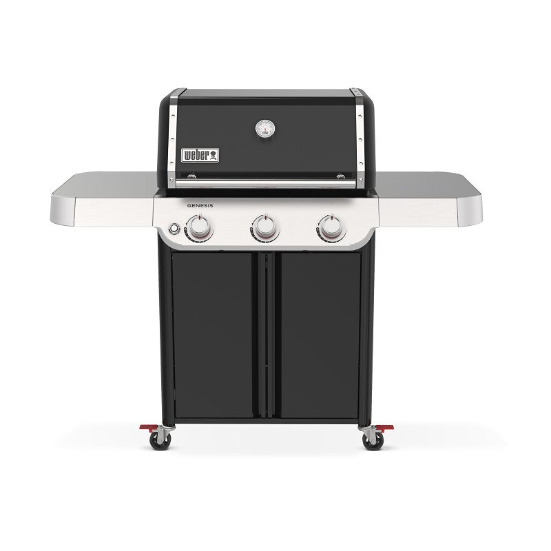 Weber 1500010 Gas Grill, 39,000 Btu, Liquid Propane, 3-Burner, 513 sq-in Primary Cooking Surface, Black